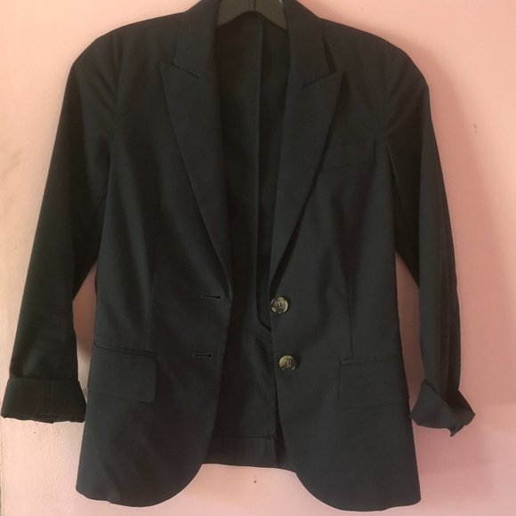 Theory Cotton Blend Blazer - Picture 2 of 5